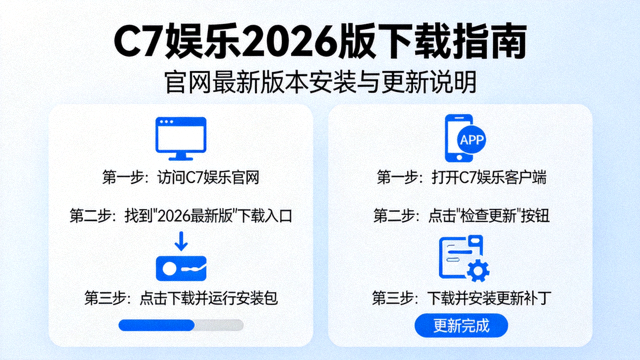 C7娱乐2026版下载指南：官网最新版本安装与更新说明配图